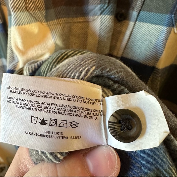 Orvis Big Bear Flannel Shirt Mens Extra Large XL Lumberjack Dadcore Cabincore - Picture 9 of 11